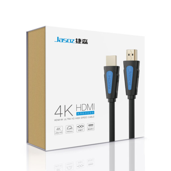 Cáp HDMI Jasoz A118 Đầu Cáp Mạ Vàng Chống Oxy Hoá Hỗ trợ 4K 16 Hộp đóng gói Cáp HDMI 2.0 Jasoz A118 hỗ trợ 4K Ultra HD