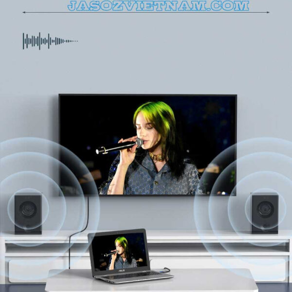 Cáp HDMI Jasoz A118 Đầu Cáp Mạ Vàng Chống Oxy Hoá Hỗ trợ 4K 10 Cáp HDMI 2.0 Jasoz A118 T-A251 T-A217 T-A218 T-A219 T-A220 T-A221 T-A222 T-A223 T-A224 T-A225 truyền tải âm thanh và hình ảnh đồng bộ, chất lượng cao