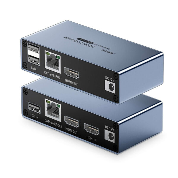Bộ mở rộng HDMI qua LAN có cổng USB KVM dài 50M Jasoz T-G182