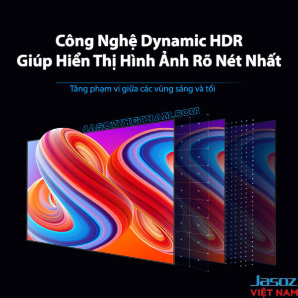 Công nghệ Dynamic HDR hiển thị hình ảnh rõ nét trên cáp HDMI 2.1 Jasoz A133