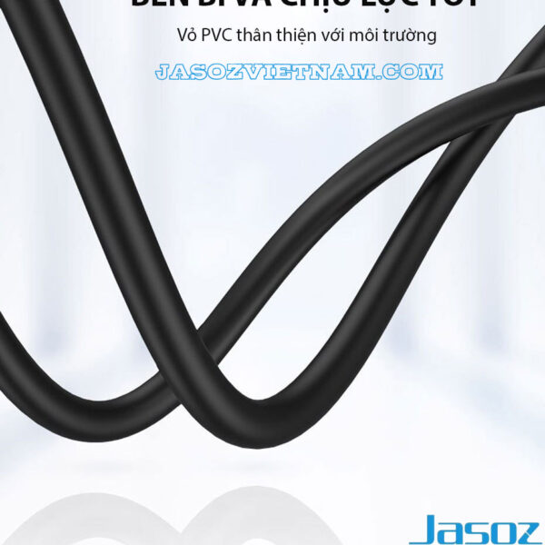 Cáp máy in Jasoz D105 USB 2.0 AM-BM vỏ PVC bền bỉ, chịu lực tốt, thân thiện môi trường