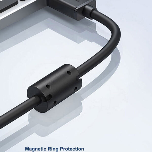 Cáp máy in Jasoz D105 USB 2.0 AM-BM chống nhiễu với vòng từ Magnetic Ring