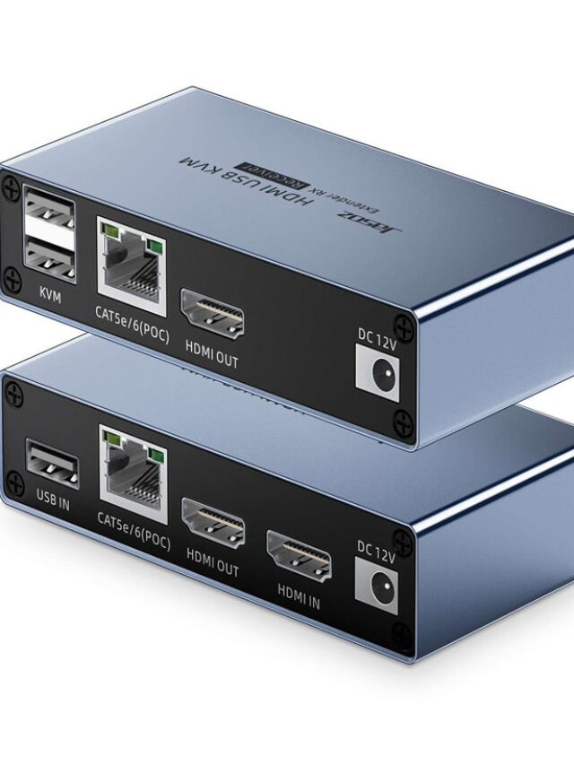 Jasoz T-G182  Bộ Mở Rộng HDMI Qua Dây Mạng RJ45 50M Có KVM