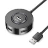 Hub USB 2.0 Jasoz F101 màu đen – Bộ chia 4 cổng tốc độ 480Mbps