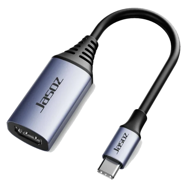 Bộ chuyển đổi USB-C sang HDMI Jasoz T-H103 4K60Hz vỏ hợp kim nhôm cáp liền 20cm