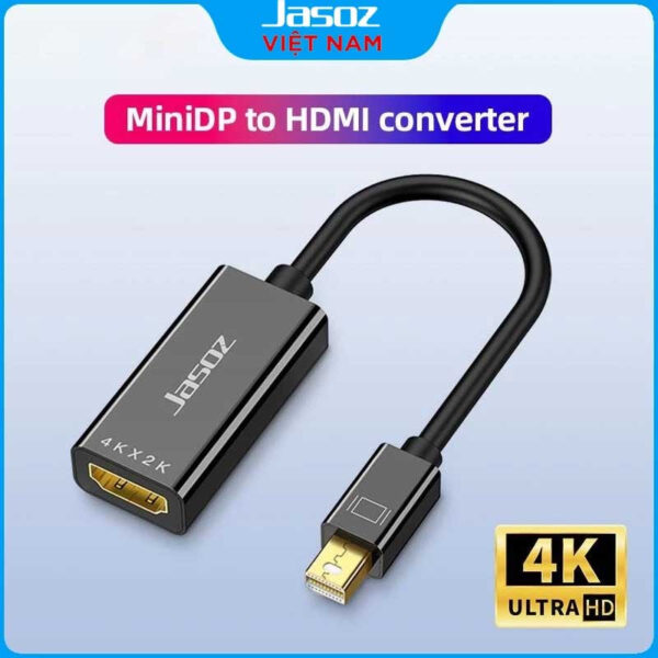 Bộ chuyển Mini Displayport sang HDMI 4K Jasoz T-G109 chính hãng