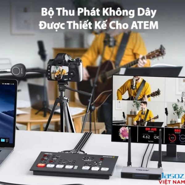 Bộ Truyền HDMI Không Dây 4K Khoảng Cách 50M Jasoz T-G168 ( Hỗ Trợ 8 Thiết Bị Phát - 1 Thiết Bị Nhận ) 4 Bộ Truyền Phát HDMI Không Dây 4K@30Hz Hỗ Trợ 8 Thiết Bị Phát 1 Thiết bị nhận Jasoz T-G168