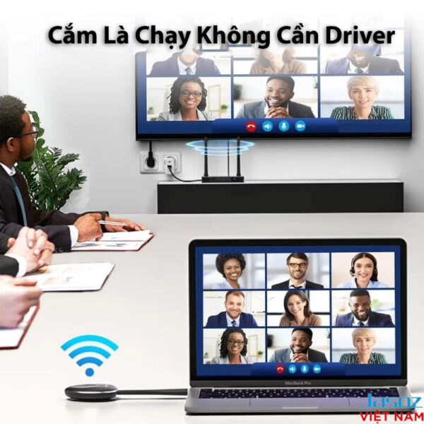 Bộ Truyền HDMI Không Dây 4K Khoảng Cách 50M Jasoz T-G168 ( Hỗ Trợ 8 Thiết Bị Phát - 1 Thiết Bị Nhận ) 6 Bộ Truyền Phát HDMI Không Dây 4K@30Hz Hỗ Trợ 8 Thiết Bị Phát 1 Thiết bị nhận Jasoz T-G168