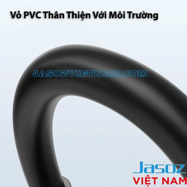 Cáp Audio 3.5mm Jasoz C103 - Vỏ nhựa PVC thân thiện với môi trường, bền dẻo, chống gãy gập - SKU T-C127, T-C130, T-C131, T-C133, T-C135