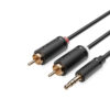 Cáp Chuyển Audio 3.5mm To RCA 2 Cổng Hoa Sen RCA Jasoz C104 10 Cáp chuyển Audio 3.5mm sang 2 RCA Jasoz C104 - Jack mạ vàng, dây 28AWG OD 3.8mm - Stereo L/R - SKU T-C139 1.5M, T-C141 3M, T-C142 5M, T-C144 10M, T-C146 20M