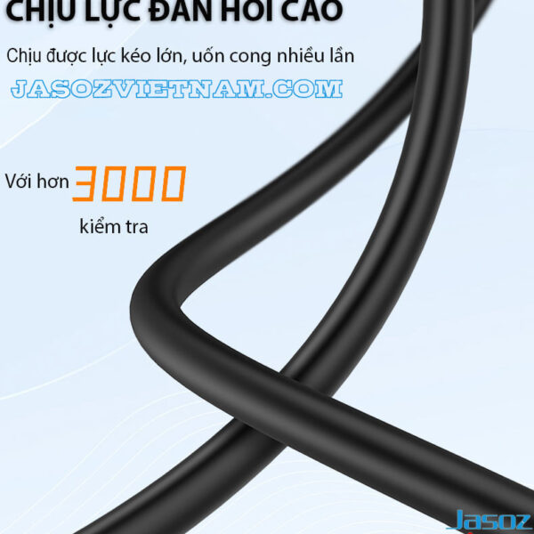 Cáp Chuyển Displayport Sang HDMI Hỗ Trợ 4K@30Hz Jasoz A121 ( Không Chuyển Ngược Lại ) 3 Jasoz A121 – Cáp Displayport sang HDMI 4K@30Hz – Dây bọc PVC đàn hồi cao, chịu lực kéo lớn, uốn cong trên 3000 lần