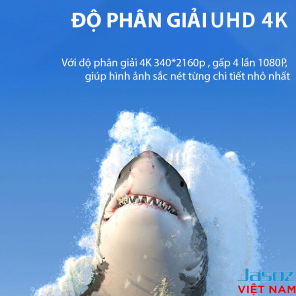 Cáp Chuyển Displayport Sang HDMI Hỗ Trợ 4K@30Hz Jasoz A121 ( Không Chuyển Ngược Lại ) 6 Jasoz A121 – Cáp Displayport sang HDMI hỗ trợ UHD 4K@30Hz – Hình ảnh sắc nét gấp 4 lần 1080P, hiển thị chi tiết sống động