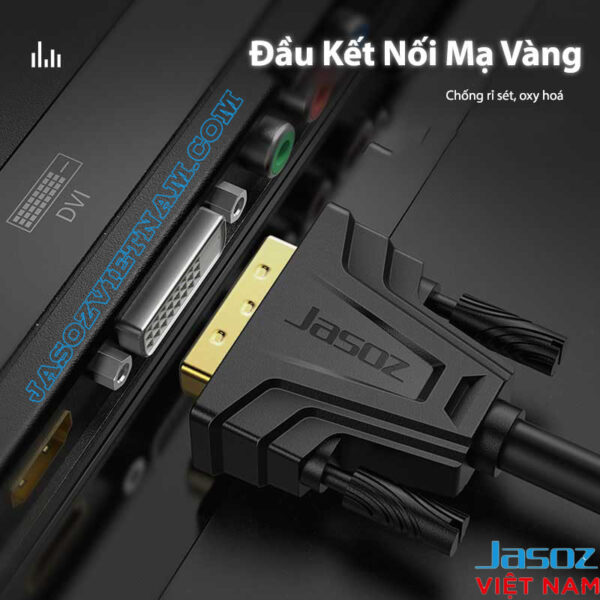 Cáp Chuyển HDMI Sang DVI Hỗ Trợ 2 Chiều Jasoz A106 ( Dài 1.5M ) 5 Cáp HDMI To DVI và DVI Sang HDMI 2 Chiều Jasoz A106