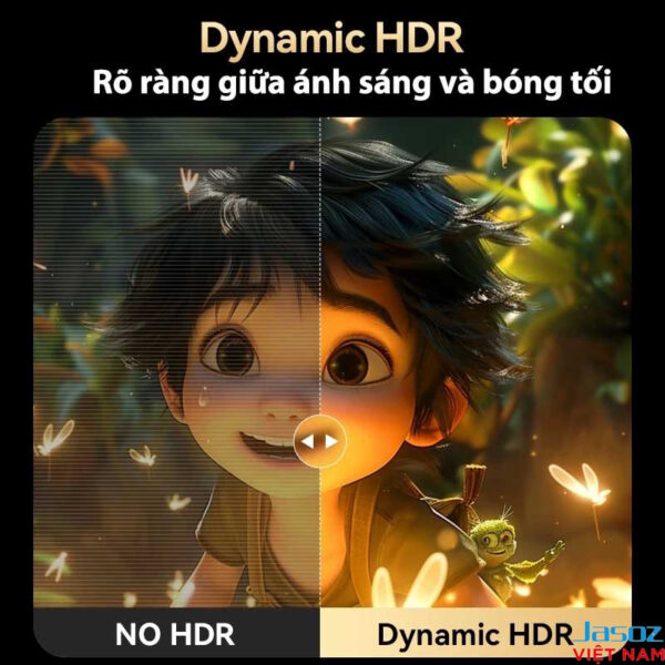 Cáp Chuyển USB-C to HDMI Hỗ Trợ 4K@30Hz Male to Male Dài 2M Jasoz T-H101 5 Cáp USB-C sang HDMI 8K Jasoz H120 hỗ trợ Dynamic HDR – tái tạo hình ảnh rõ ràng giữa sáng và tối