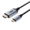 Cáp USB-C sang HDMI Jasoz T-H101 dài 2M hỗ trợ 4K@30Hz, chipset AG9310, đầu mạ vàng 24K