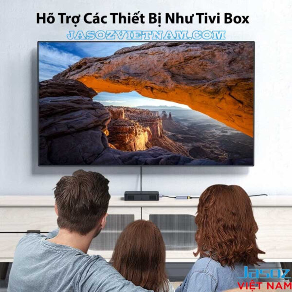 Cáp USB to LAN Jasoz T-F112 hỗ trợ Tivi Box, Smart TV, kết nối Internet tốc độ cao ổn định