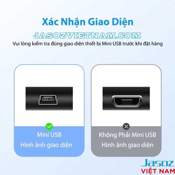 Cáp Mini USB to USB 2.0 Jasoz D108