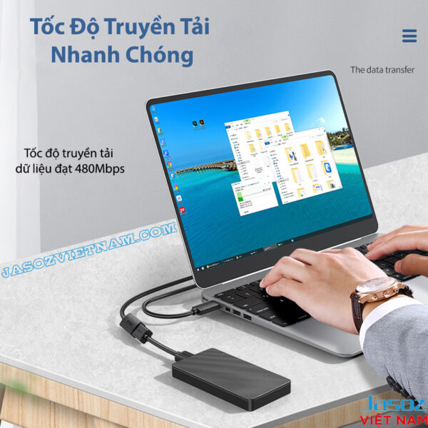 Cáp USB 2.0 Nối Dài Cao Cấp Mạ Vàng Jasoz D106 3 Cáp USB 2.0 Nối Dài Jasoz D106 – SKU T-D141 0.5M, T-D121 1M, T-D122 1.5M, T-D154 2M, T-D123 3M, T-D124 5M, T-D125 8M, T-D126 10M – Tốc độ 480Mbps, Lõi Đồng, Chống Nhiễu, Kết nối Laptop và Ổ Cứng Di Động