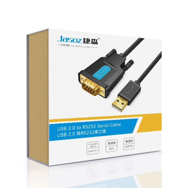Cáp Chuyển USB COM RS232 DB9 Male Dual CHip Jasoz I103
