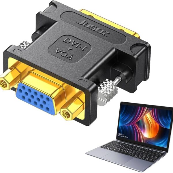 Đầu chuyển DVI 24+5 sang VGA Jasoz T-G157 kết nối máy tính với màn hình VGA
