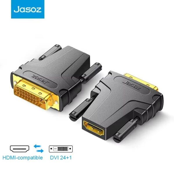 Đầu chuyển DVI sang HDMI 2 chiều Jasoz T-G156 hỗ trợ DVI 24+1 và HDMI