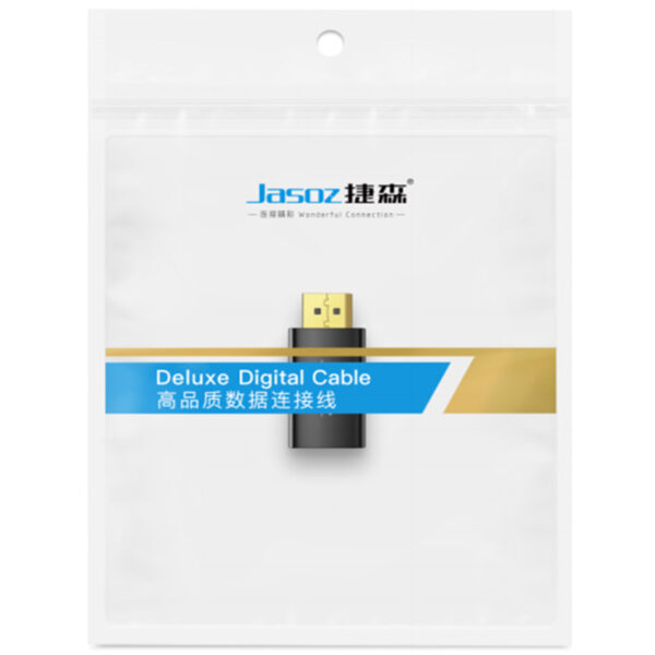 Đầu Chuyển Displayport Sang HDMI 4K Jasoz T-G146 1 Bao bì sản phẩm Jasoz T-G146 đầu chuyển Displayport sang HDMI 4K, thiết kế túi zip cao cấp, in thương hiệu Jasoz chính hãng