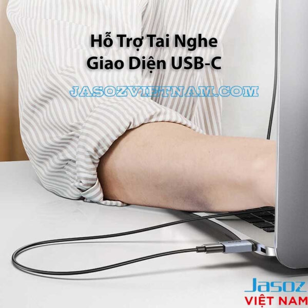 Đầu Chuyển USB 3.2 Gen 2 Sang USB Type C Tốc Độ 10Gbps Vỏ Nhôm Jasoz T-G174 5 Đầu chuyển USB 3.0 sang USB-C Jasoz T-G160 hỗ trợ OTG và tai nghe Type-C, cắm trực tiếp vào laptop dễ dàng