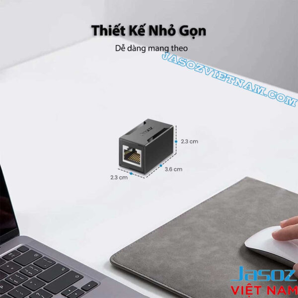 Đầu Nối Dây Mạng RJ45 Jasoz G129 Thiết Kế Nhỏ Gọn 23x36x23mm Dễ Dàng Mang Theo