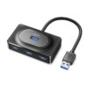 Hub USB 3.0 Jasoz F110 màu đen bộ chia 4 cổng 5Gbps phù hợp SKU T-F117 0.3m, T-F141 1m, T-F126 1.5m