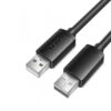 Cáp USB 2.0 hai đầu đực Male to Male Jasoz D107 T-D127 1.5M, T-D144 3M tốc độ 480Mbps, lõi đồng chống oxy hóa, đầu cắm mạ Niken