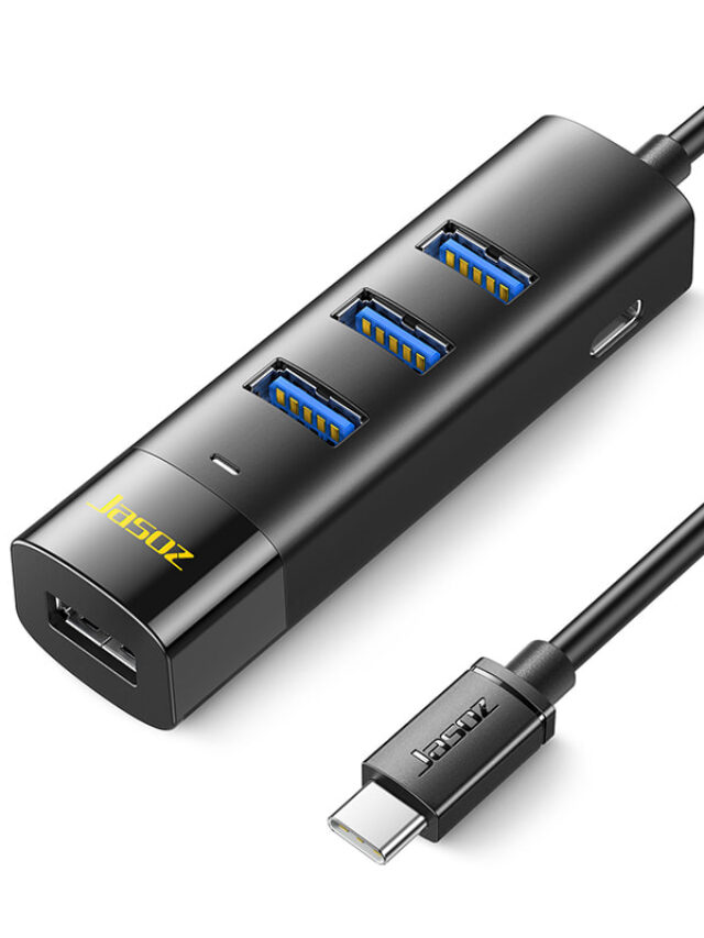 Jasoz F117 Bộ Chuyển USB-C Sang 4 Cổng USB 3.0 Dài Từ 0.3M Đến 3M