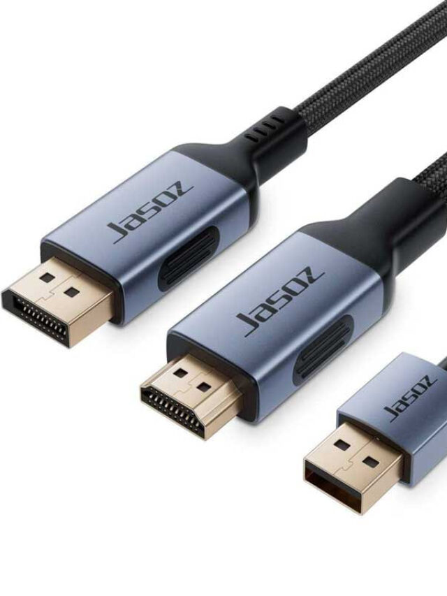 Jasoz A140 Cáp Chuyển HDMI Sang Displayport Hỗ Trợ 4K@60Hz ,2K@144Hz, FHD@240Hz Dài Từ 1.5M Đến 2M