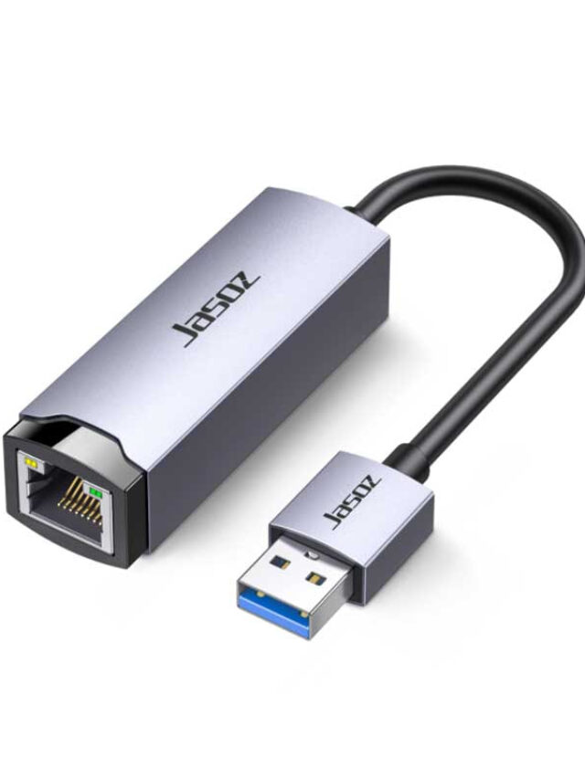 Jasoz T-F112 Cáp Chuyển USB To LAN Tốc Độ 1Gbps Vỏ Hợp Kim Nhôm
