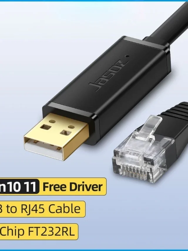 Jasoz T-D163 Cáp Lập Trình Console USB TO RJ45 Dài 1.5M Chip FT232RL