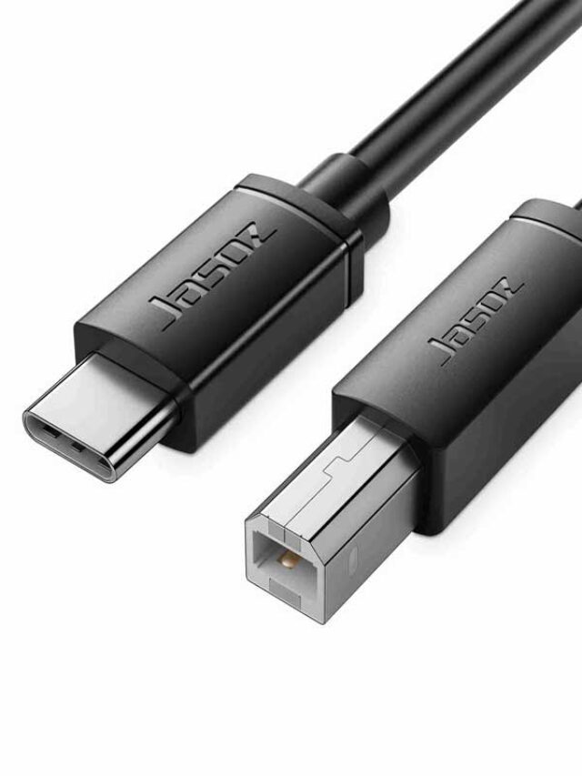 Jasoz D121 Cáp Máy In Type C To USB-B Dài Từ 0.5M Đến 3M