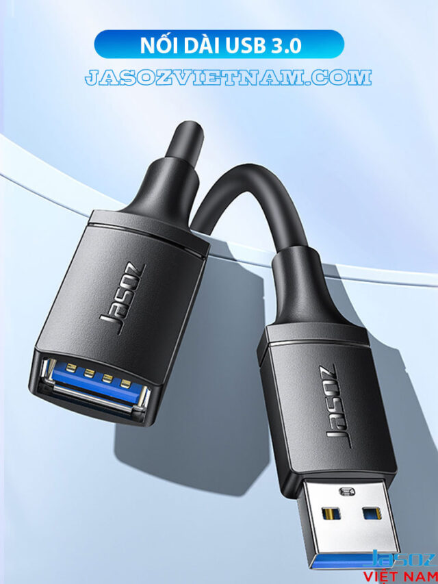 Jasoz D114 Cáp Nối Dài USB 3.0 Male to Female Dài Từ 0.5M Đến 3M
