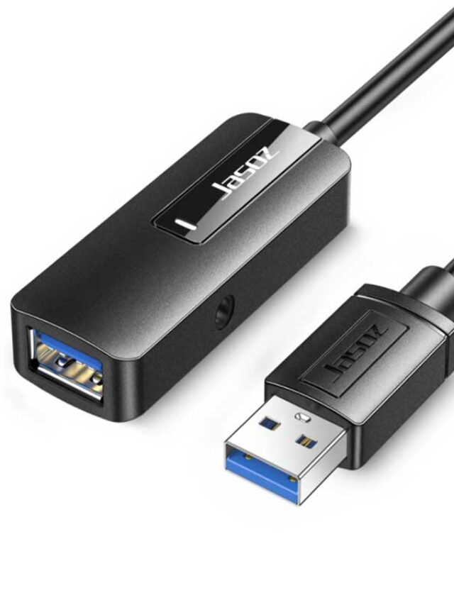 Jasoz D116 Cáp USB 3.0 Nối Dài Tích Hợp Chipset Khuyếch Đại Có Nguồn Phụ Dài 5M Đến 20M