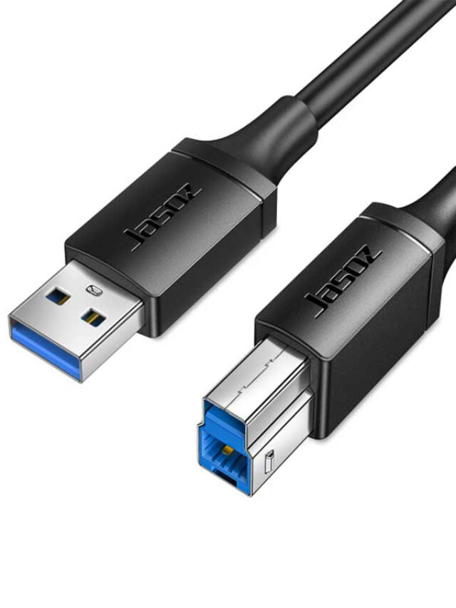 Jasoz D113 Cáp dữ liệu USB-B to USB 3.0 kết nối ổ cứng, hdd box, máy in