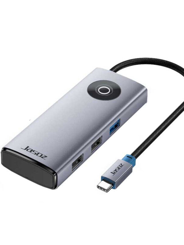 Jasoz T-H121 Hub USB-C Sang HDMI 4K + 2x USB 3.0 +USB 3.0 + Sạc PD 100W