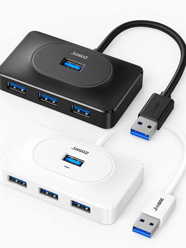 Fasoz F110 Hub Chia Cổng USB Sang 4 Cổng 3.0 Hai Màu Đen Trắng Dài Từ 0.3M Tới 1.5M