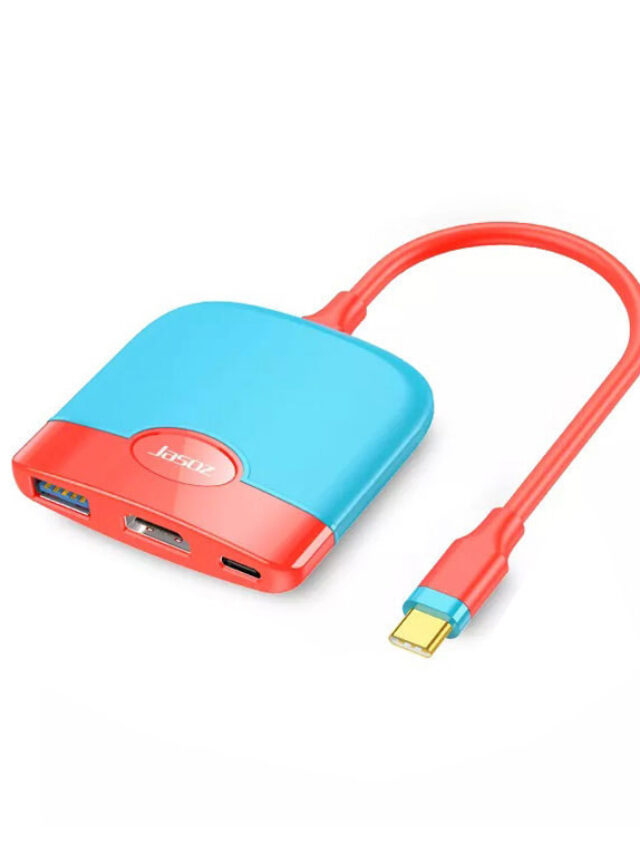 Jasoz T-H106 Hub USB Type C Sang HDMI4K@30Hz +USB 3.0 +PD100W