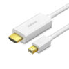 Cáp Mini DisplayPort to HDMI Jasoz G108 – SKU T-G110 1.5M, T-G111 2M, T-G112 3M – hỗ trợ Full HD 1080p, âm thanh LPCM, Deep Color 12bit