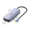 Hub USB Type C Sang 3 Cổng USB + Lan Gigabit Hỗ Trợ Sạc PD 100W Jasoz T-H110 4 Hub USB-C Jasoz T-H110 4-in-1 gồm 3 cổng USB 3.0, LAN Gigabit 1Gbps và sạc nhanh PD 100W, chipset FL5002 + RTL8153, vỏ nhôm cao cấp