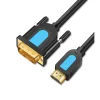 Cáp HDMI To DVI 2 Chiều 5M Jasoz T-A136 — Full HD 1080P/60Hz, Mạ Vàng 2 Cáp chuyển HDMI sang DVI Jasoz T-A133 1.5M, đầu DVI-D 24+1 và HDMI Type-A mạ vàng, hỗ trợ kết nối 2 chiều HDMI ↔ DVI, Full HD 1080P/60Hz.