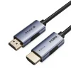 Cáp HDMI 2.1 sợi quang Jasoz A147 — đầu cáp mạ vàng chống oxy hóa, vỏ aluminum, directional Source/Display, hỗ trợ 8K@60Hz, 4K@240Hz, 48Gbps, eARC Dolby Atmos
